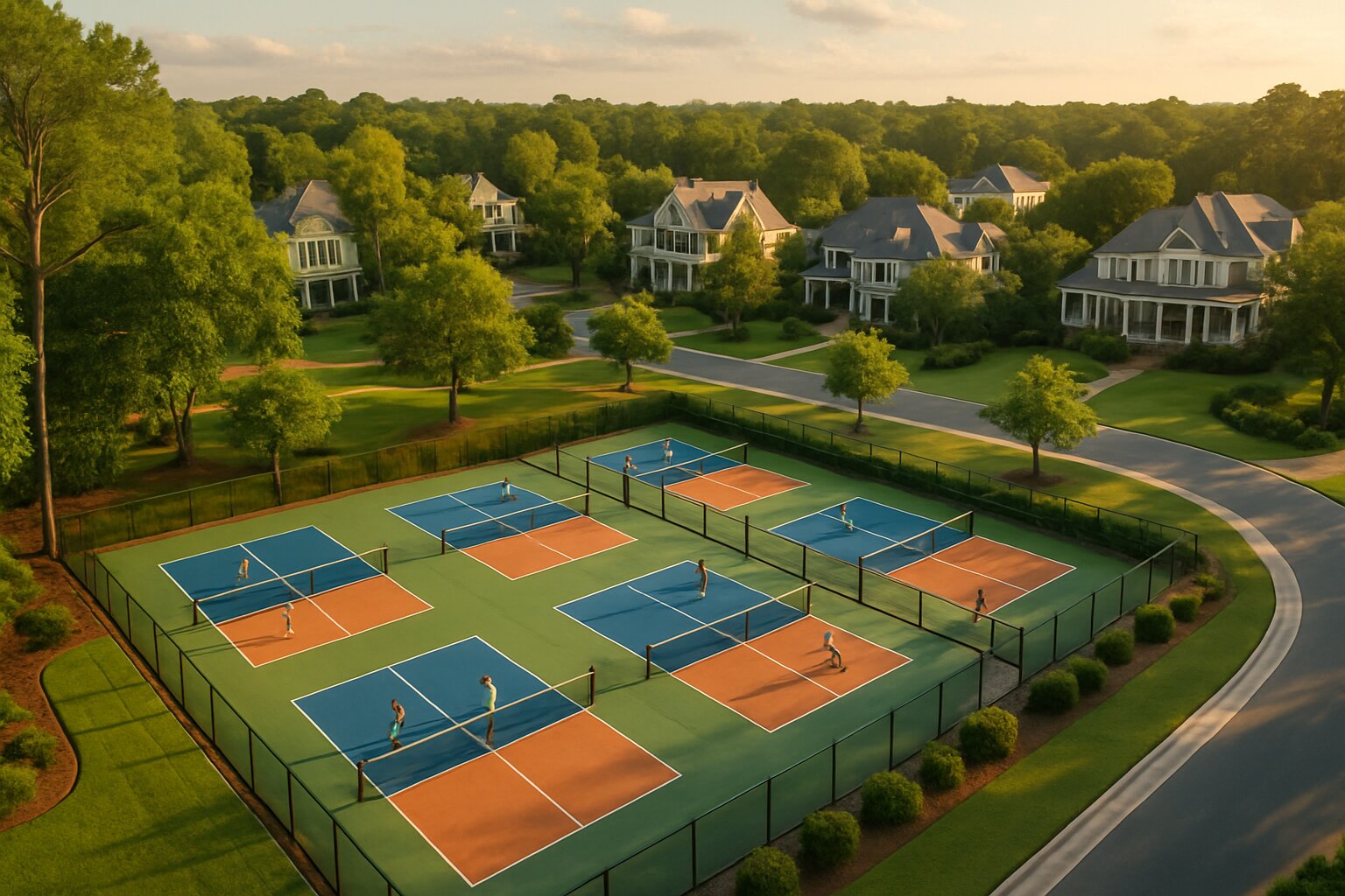 Pickleball courts near Fort Mill, SC communities